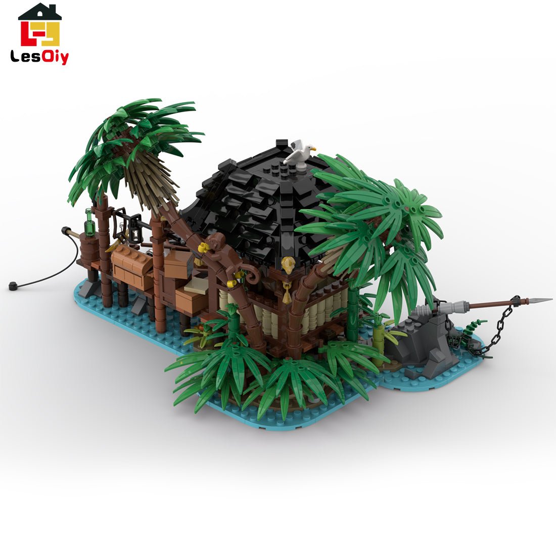 MOC - 110117 Piratenserie Piratenflucht Klemmbausteine - LesDiy - Klemmbausteine