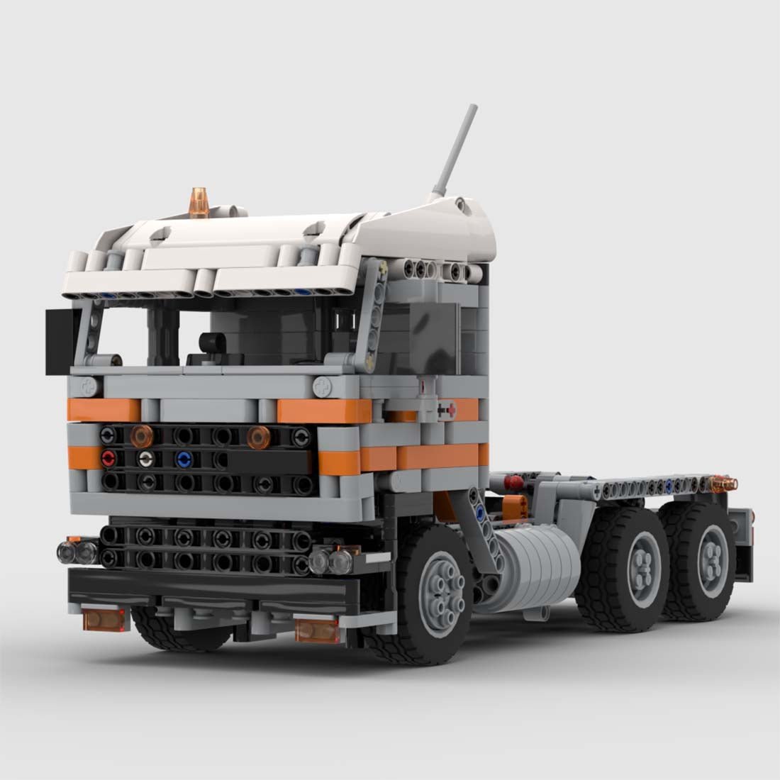 MOC - 111919 F2800 Traktor Kranwagen Klemmbausteine - LesDiy - Klemmbausteine
