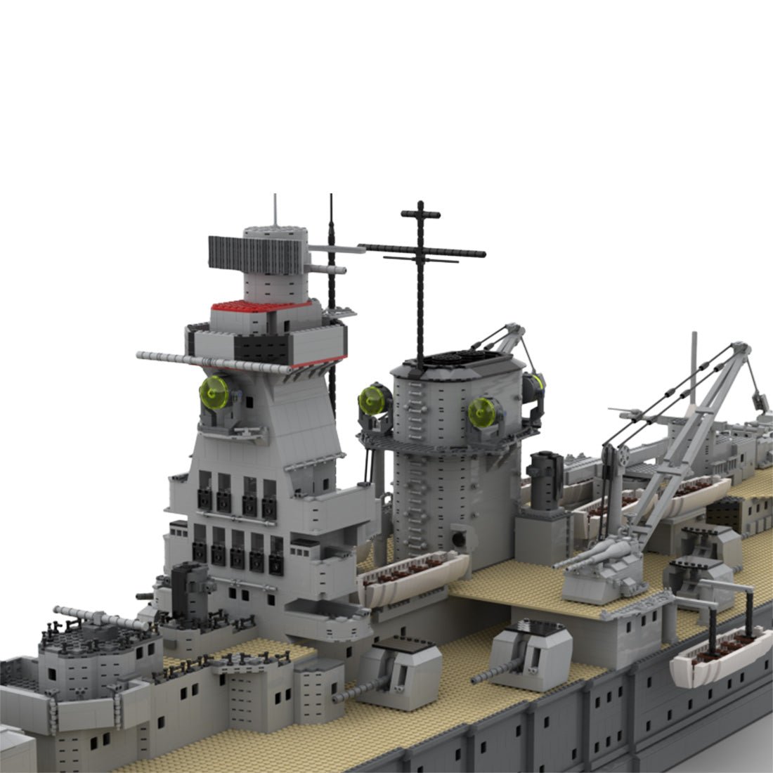 MOC - 112083 Admiral Graf Spee Klemmbausteine - LesDiy - Klemmbausteine