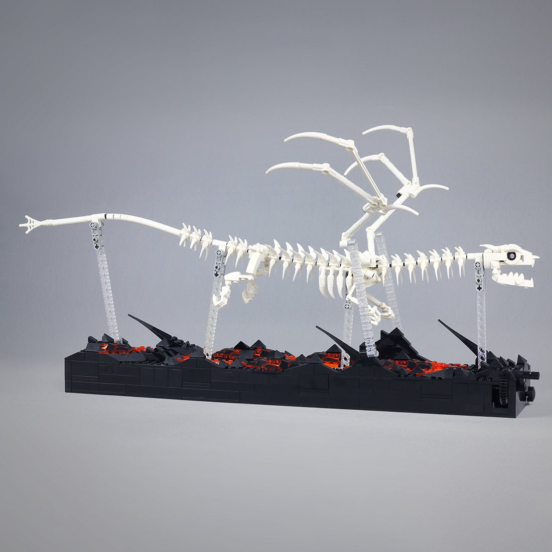 MOC - 113673 Modell des Drachenskeletts Klemmbausteine - LesDiy - Klemmbausteine