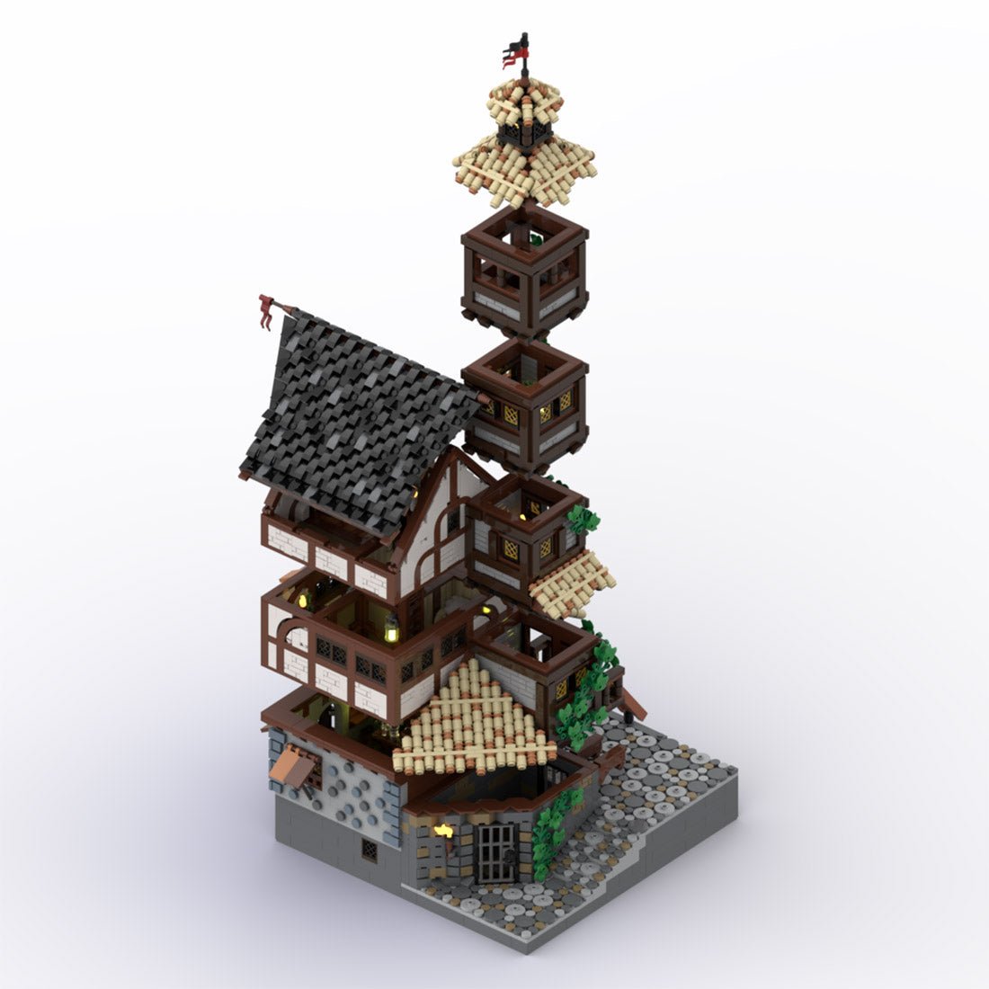 MOC - 114510 Piratenstadt Port Sauvage Klemmbausteine - LesDiy - Klemmbausteine
