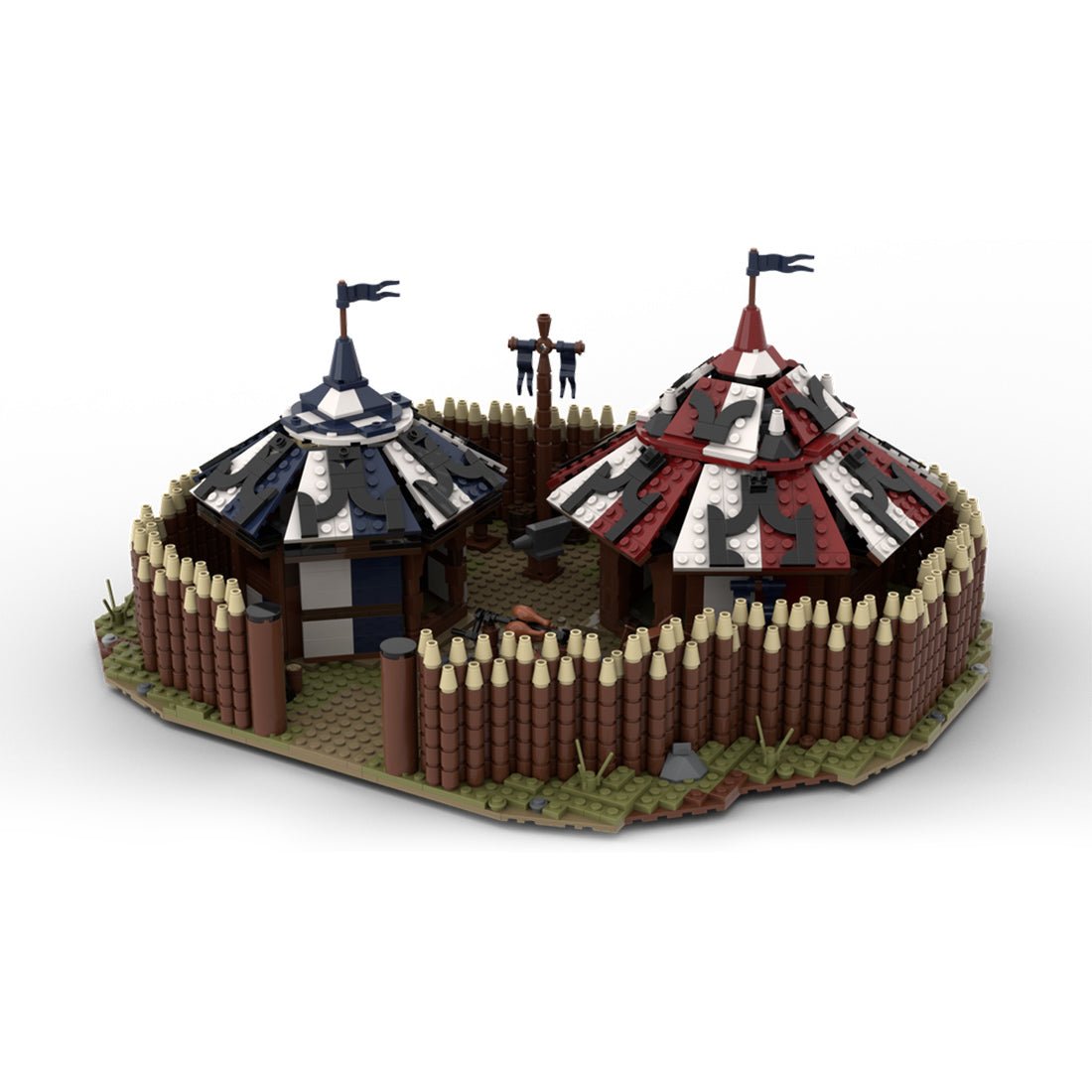 MOC - 114605 Medieval Mercenary Camp Klemmbausteine - LesDiy - Klemmbausteine