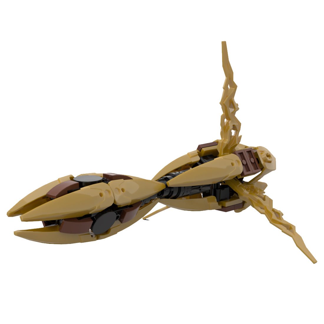 MOC - 115118 Species 8472 Bio - ship Klemmbausteine - LesDiy - Klemmbausteine
