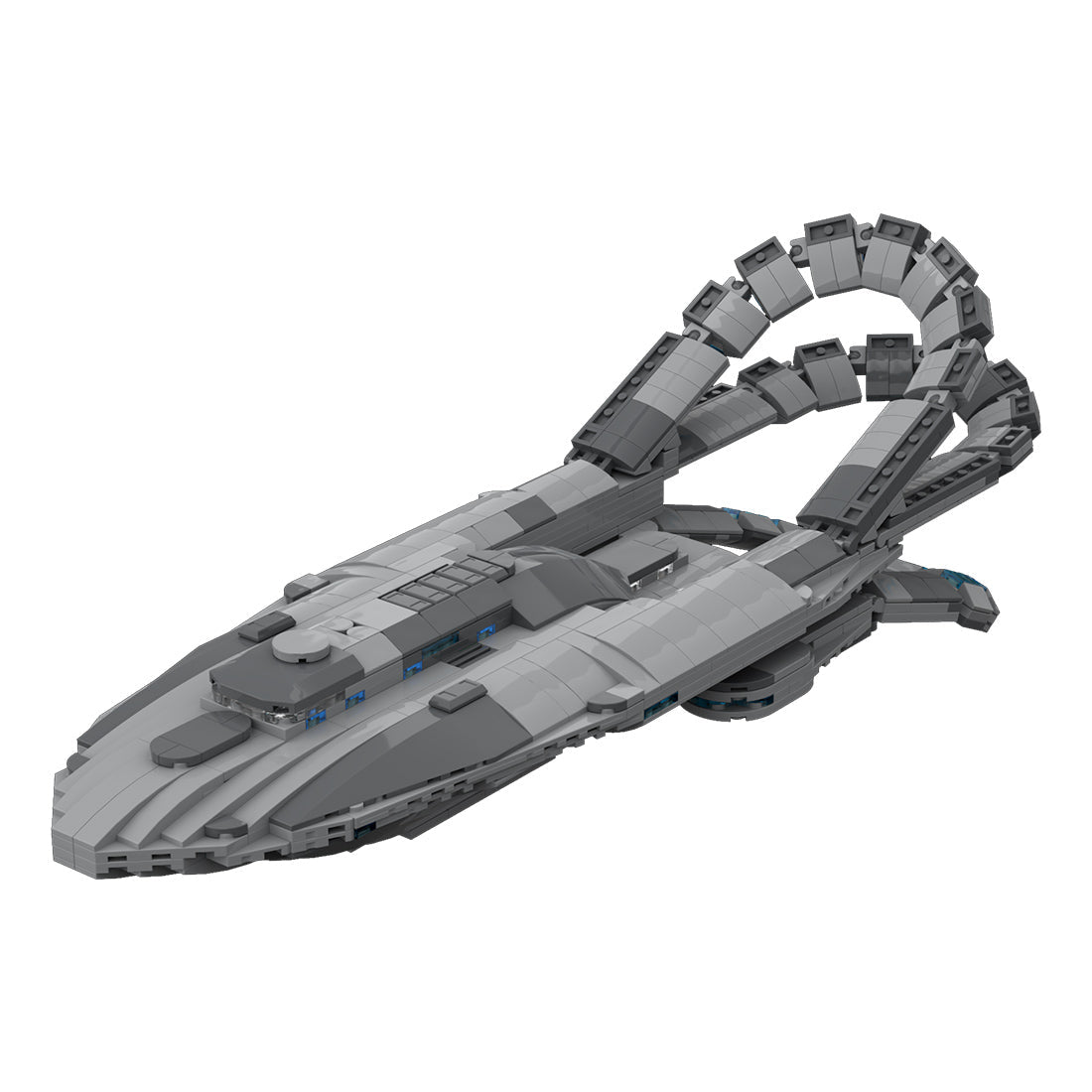 MOC - 117976 USS Orville Klemmbausteine - LesDiy - Klemmbausteine