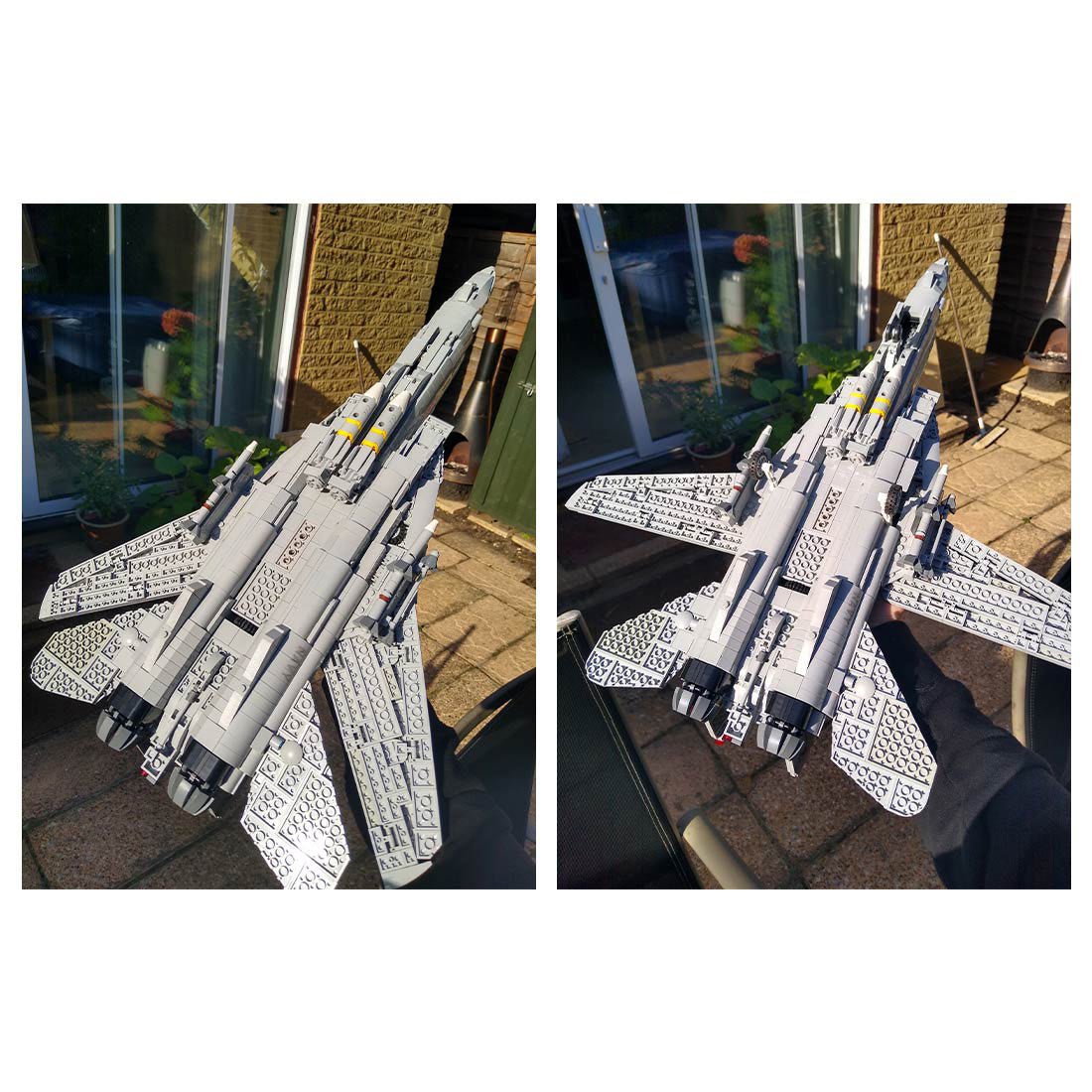 MOC - 121573 F14 Tomcat Flugzeugmodell Klemmbausteine - LesDiy - Klemmbausteine