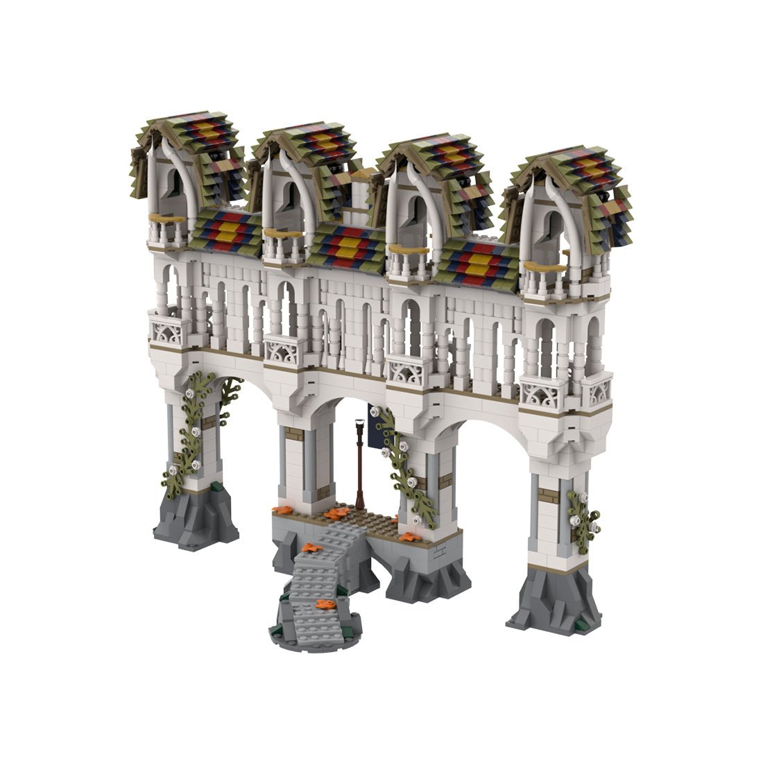 MOC - 122041 UCS Rivendell - Gates of Imladris Klemmbausteine - LesDiy - Klemmbausteine