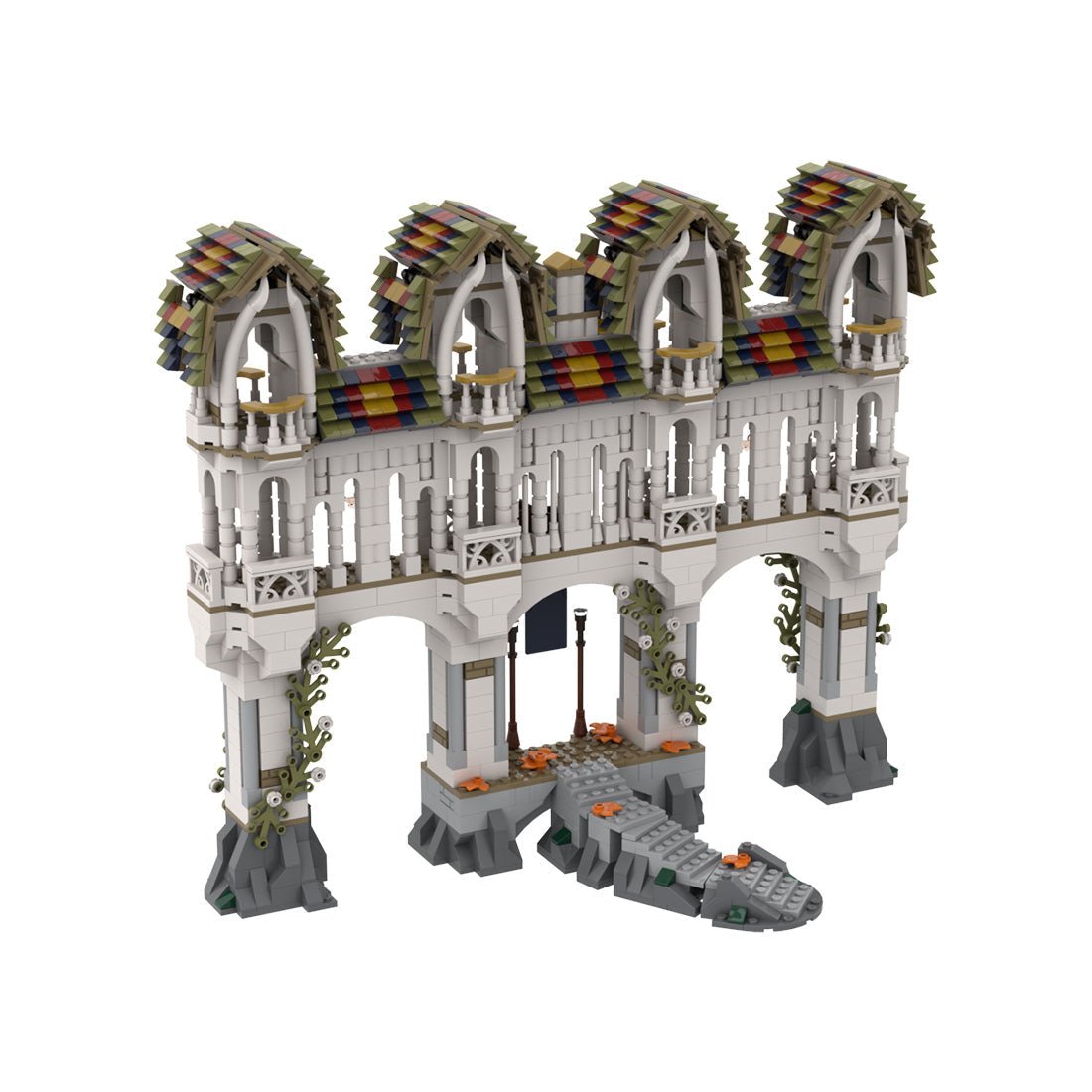 MOC - 122041 UCS Rivendell - Gates of Imladris Klemmbausteine - LesDiy - Klemmbausteine