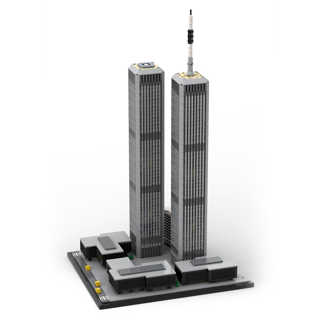 MOC - 122768 1/1000 World Trade Center (1973 - 2001) Klemmbausteine - LesDiy - Klemmbausteine