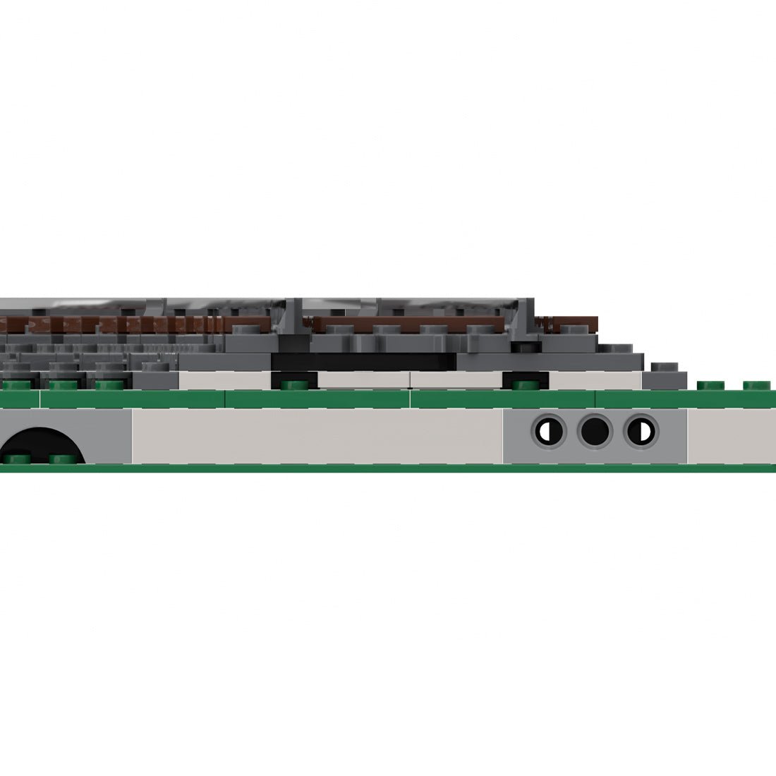MOC - 124104 MILS ballasted R40 Curve Klemmbausteine - LesDiy - Klemmbausteine