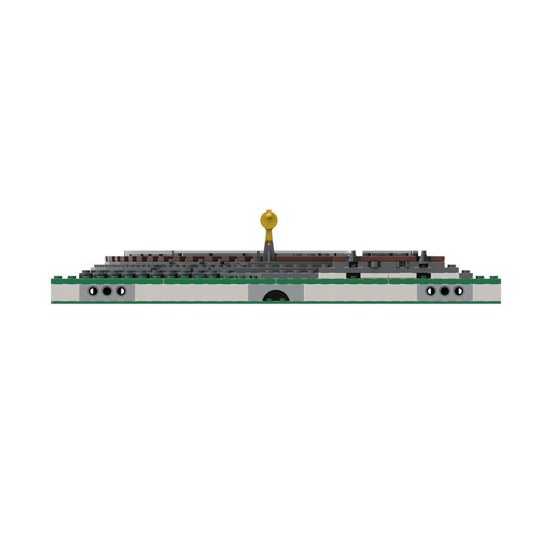 MOC - 124104 MILS ballasted R40 Curve Klemmbausteine - LesDiy - Klemmbausteine