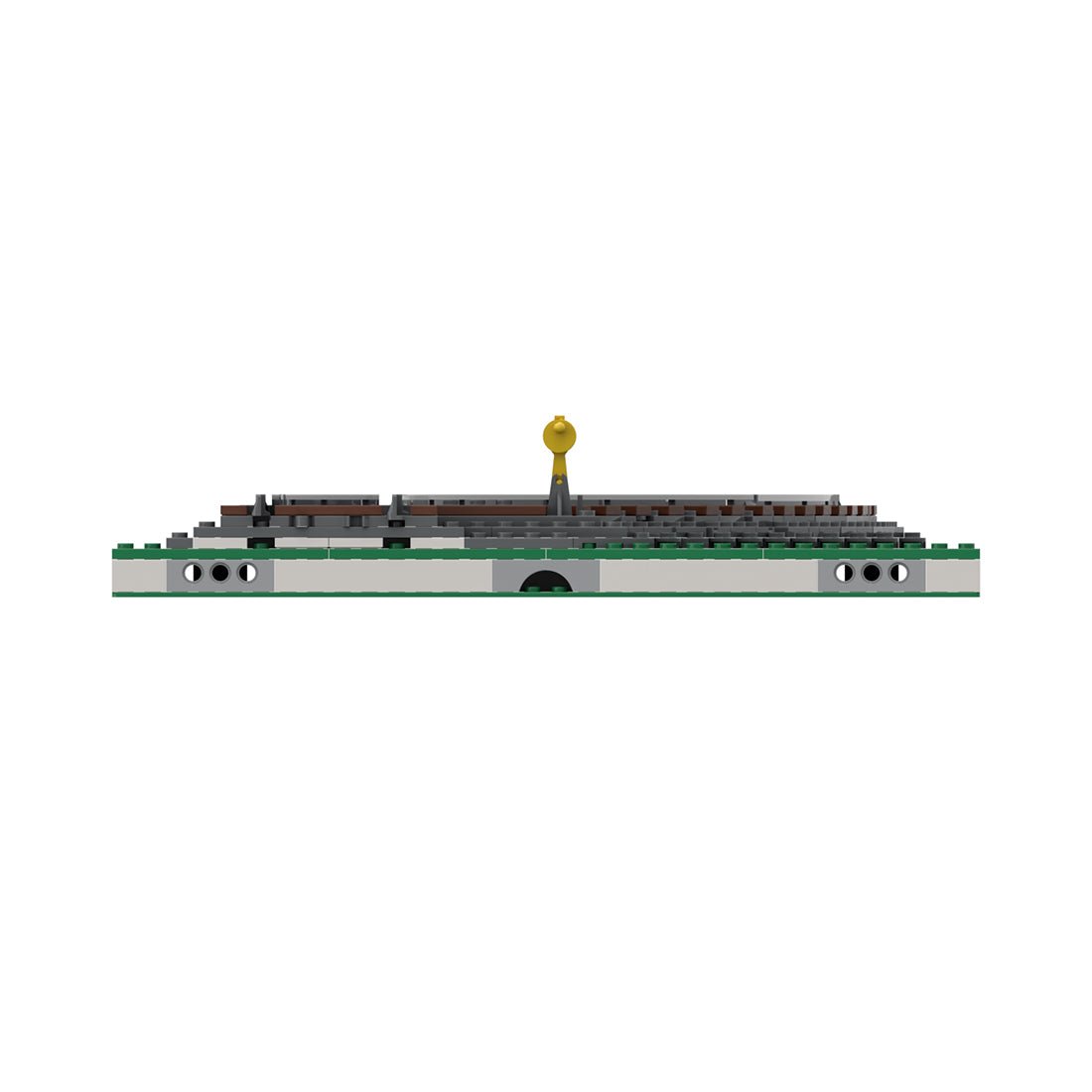 MOC - 124104 MILS ballasted R40 Curve Klemmbausteine - LesDiy - Klemmbausteine