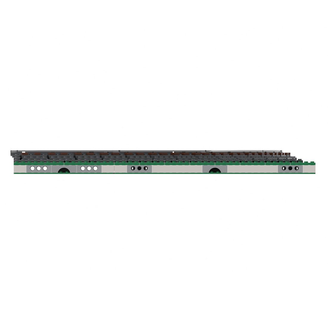 MOC - 124104 MILS ballasted R40 Curve Klemmbausteine - LesDiy - Klemmbausteine