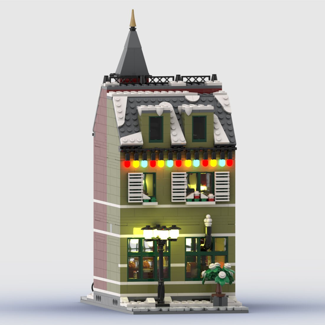 MOC - 127667 Winter Village Bakery Klemmbausteine - LesDiy - Klemmbausteine
