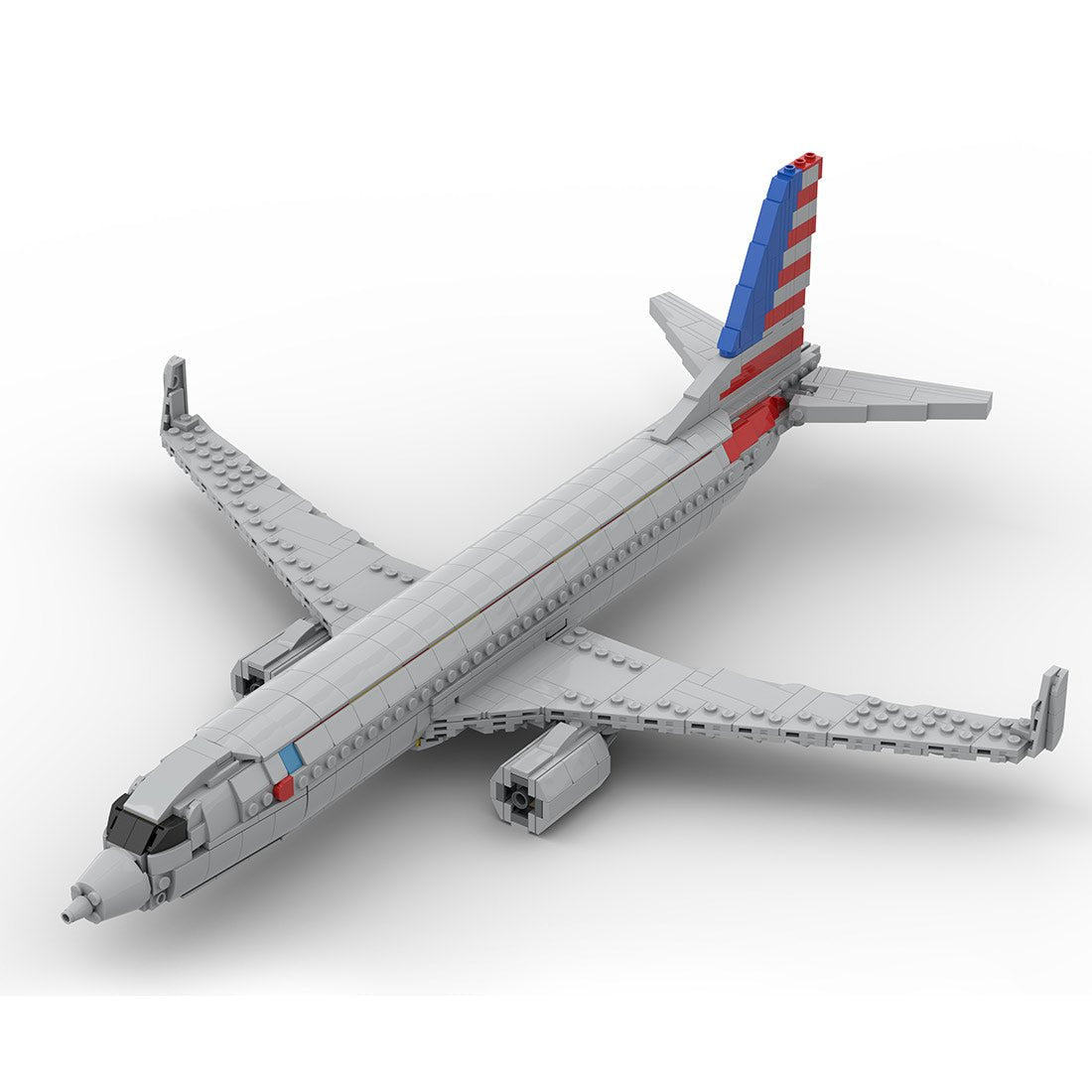 MOC - 127873 1/80 737 Großer Jetliner Klemmbausteine - LesDiy - Klemmbausteine