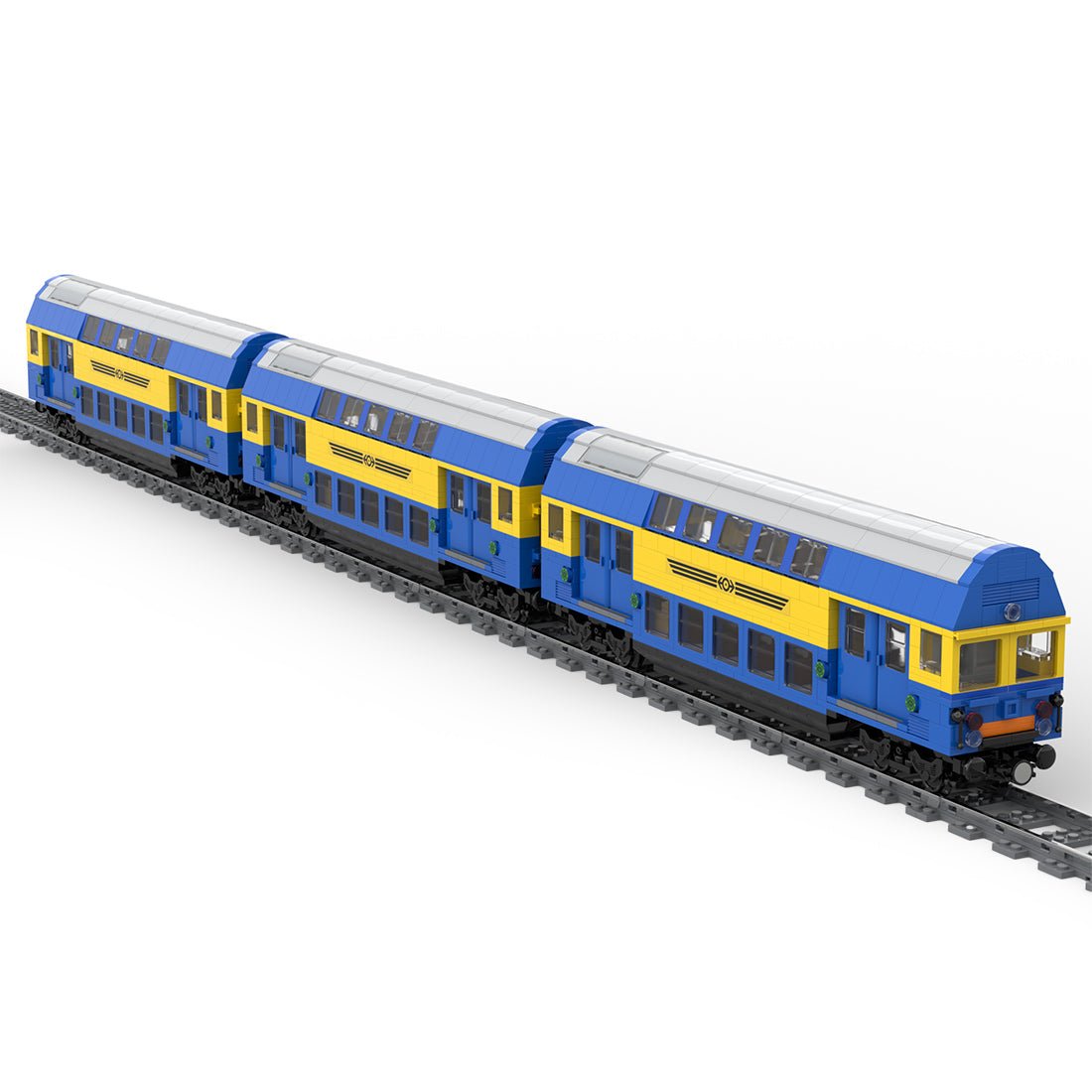 MOC - 130907 Double Deck Train Car (version 2, optimized for R40) Klemmbausteine - LesDiy - Klemmbausteine