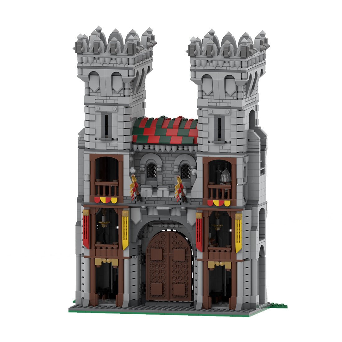 MOC - 130978 Rotes Burgtor Klemmbausteine - LesDiy - Klemmbausteine