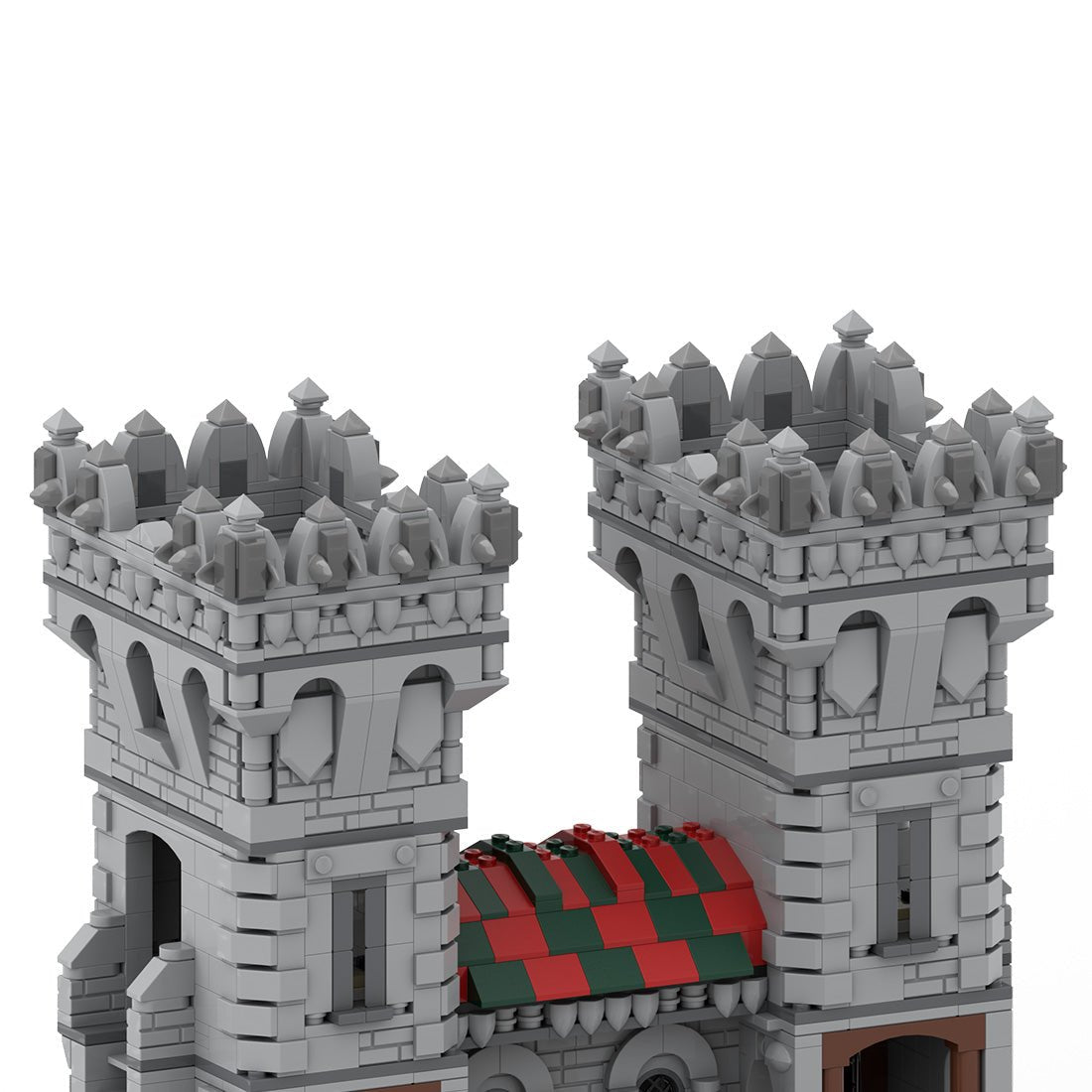MOC - 130978 Rotes Burgtor Klemmbausteine - LesDiy - Klemmbausteine