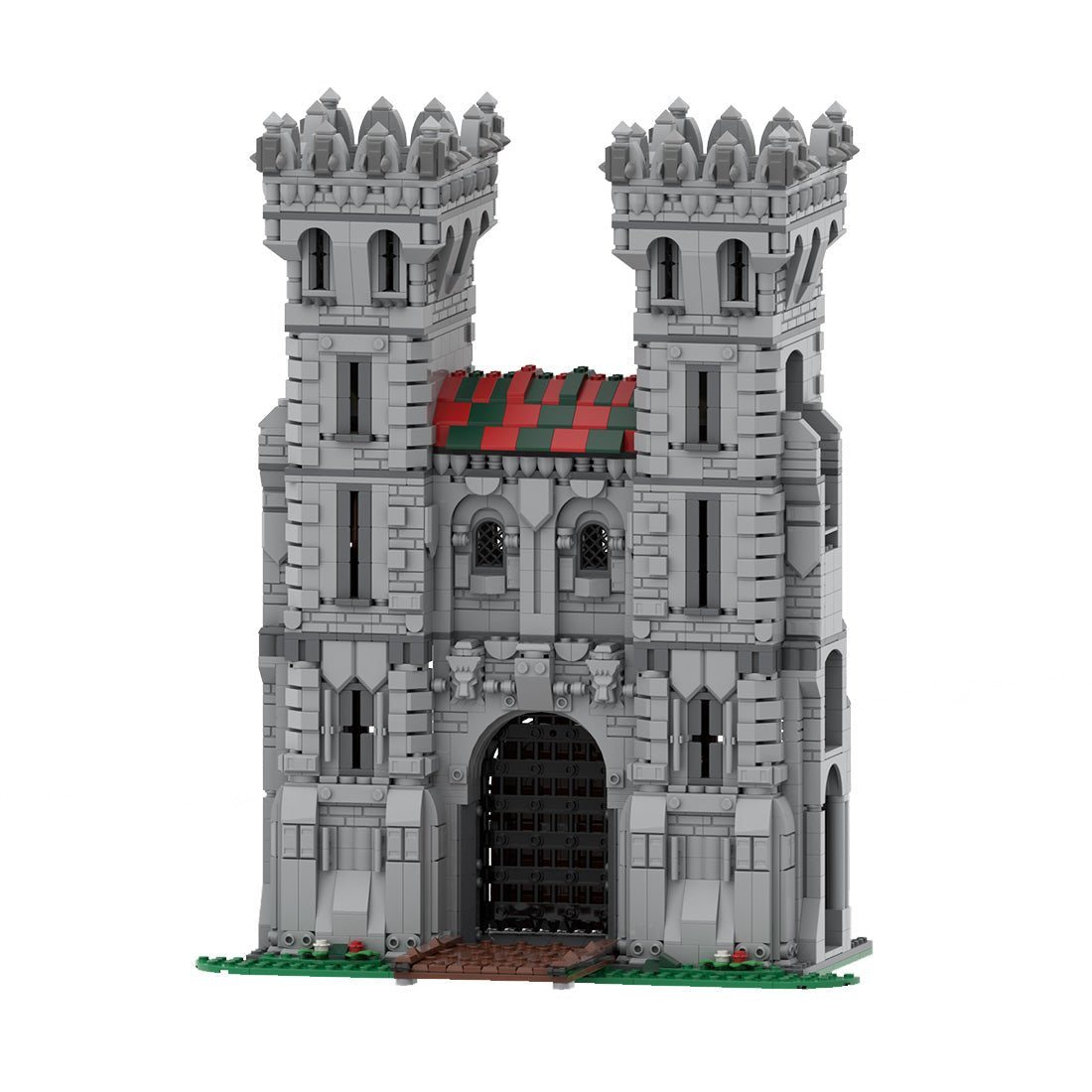 MOC - 130978 Rotes Burgtor Klemmbausteine - LesDiy - Klemmbausteine