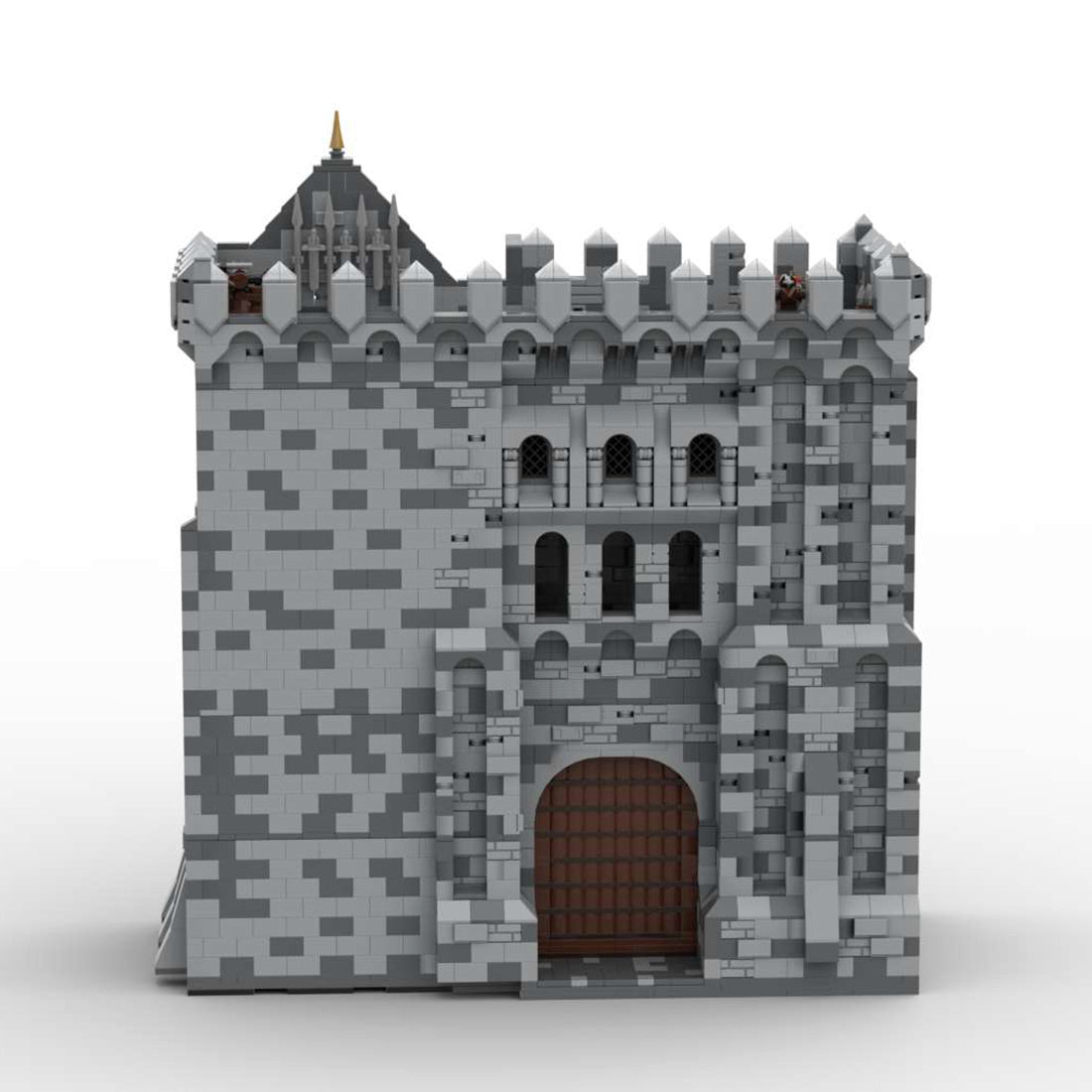 MOC - 131251 H16 Palace Gatehouse Klemmbausteine - LesDiy - Klemmbausteine