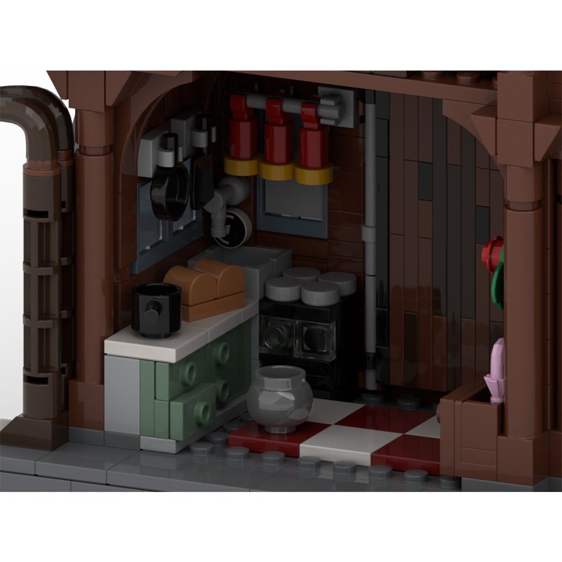 MOC - 132309 Winter Cottage Klemmbausteine - LesDiy - Klemmbausteine