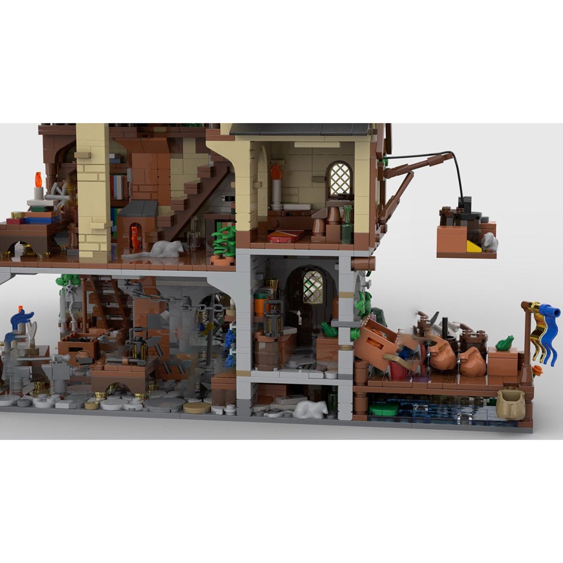 MOC - 134085 Medieval Town Centre Klemmbausteine - LesDiy - Klemmbausteine