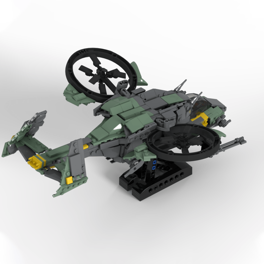 MOC - 134407 Avatar 2 Kestrel Gunship Klemmbausteine - LesDiy - Klemmbausteine