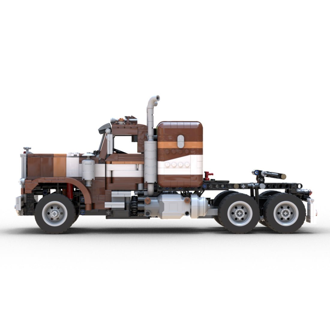 MOC - 138202 Peterbilt 359 Semi Truck Klemmbausteine - LesDiy - Klemmbausteine