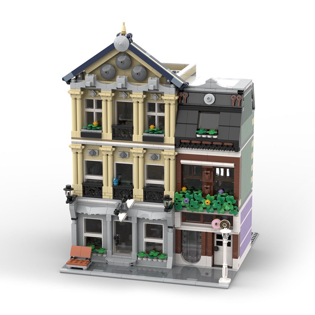 MOC - 138339 Call Center – Alternativer Aufbau der 10278 Polizeistation Klemmbausteine - LesDiy - Klemmbausteine