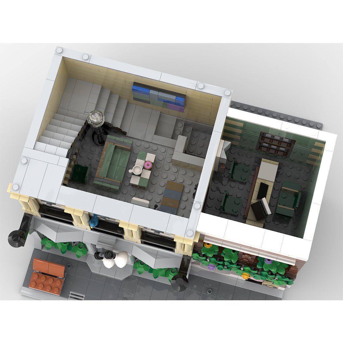 MOC - 138339 Call Center – Alternativer Aufbau der 10278 Polizeistation Klemmbausteine - LesDiy - Klemmbausteine