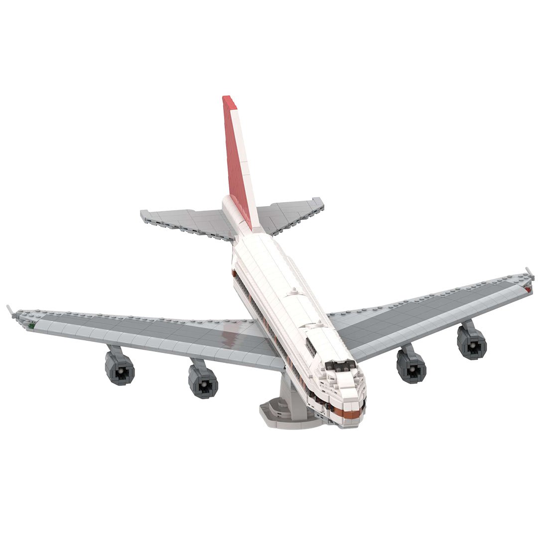 MOC - 138984 Boeing 747 - 200 by DamoB Klemmbausteine - LesDiy - Klemmbausteine