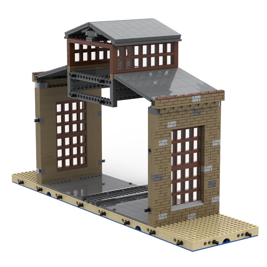 MOC - 139273 Union Crane and Shovel Warehouse Klemmbausteine - LesDiy - Klemmbausteine
