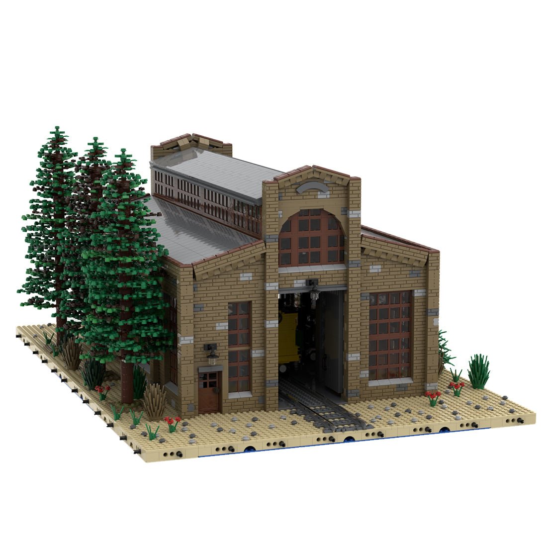 MOC - 139273 Union Crane and Shovel Warehouse Klemmbausteine - LesDiy - Klemmbausteine