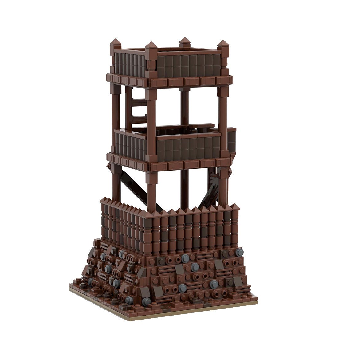 MOC - 139859 Roman Field Camp Corner Modular Tower Klemmbausteine - LesDiy - Klemmbausteine