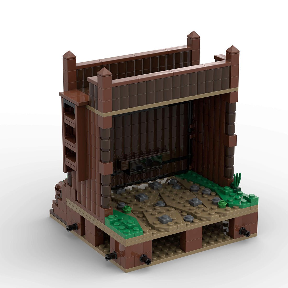 MOC - 139859 Roman Field Camp Gate Klemmbausteine - LesDiy - Klemmbausteine