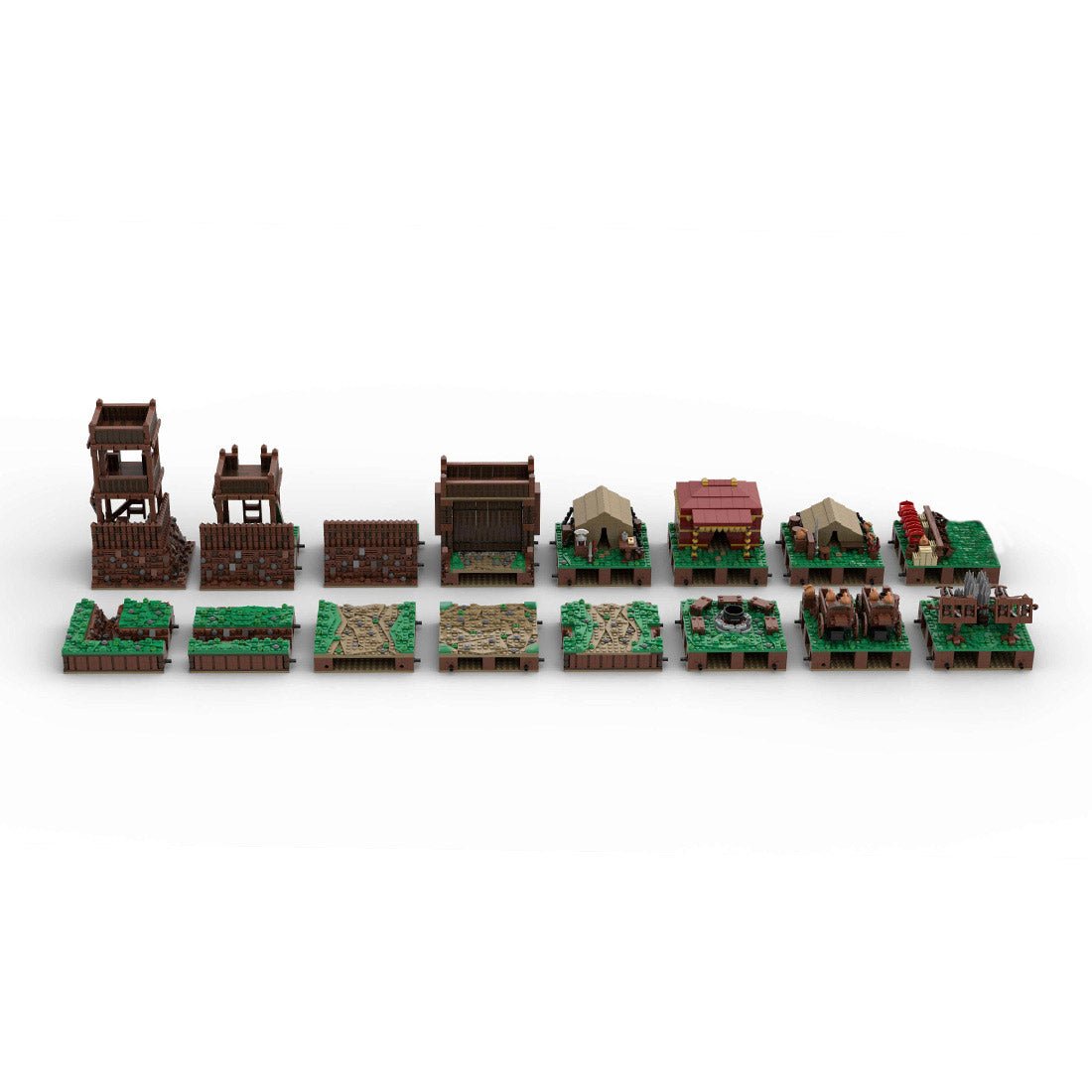 MOC - 139859 Roman Field Camp Klemmbausteine(groß) - LesDiy - Klemmbausteine