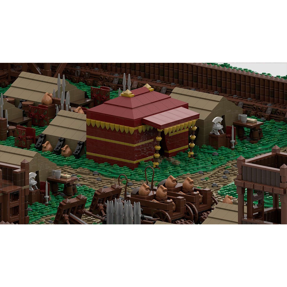 MOC - 139859 Roman Field Camp Klemmbausteine(klein) - LesDiy - Klemmbausteine