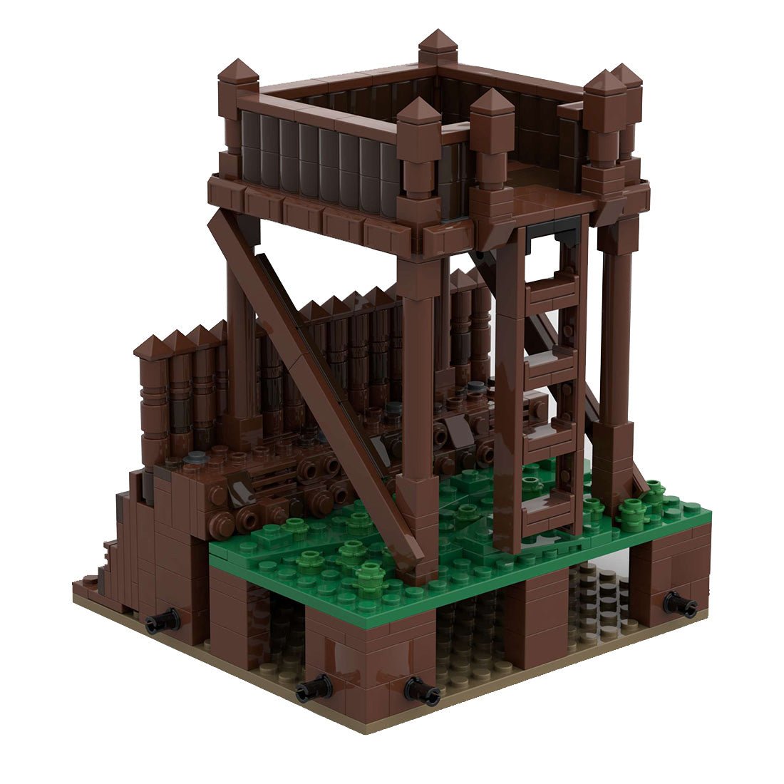 MOC - 139859 Roman Field Camp Small Tower Klemmbausteine - LesDiy - Klemmbausteine