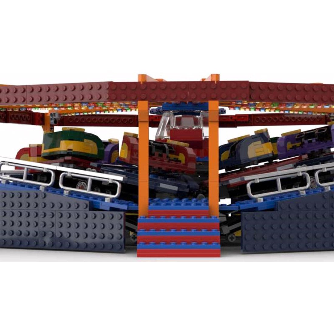 MOC - 140394 Fairground Waltzer Klemmbausteine - LesDiy - Klemmbausteine