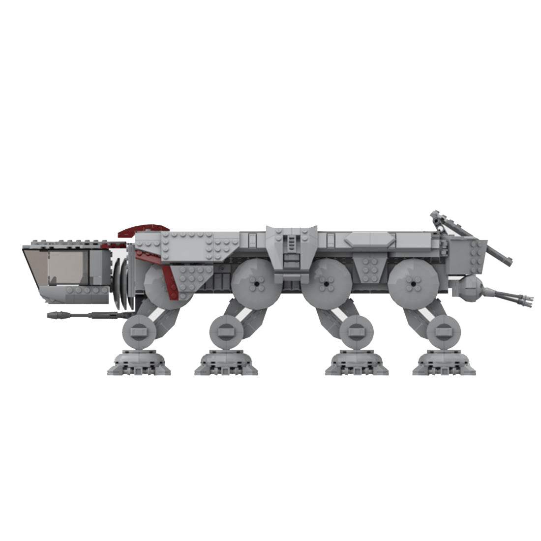 MOC - 140435 Sci - Fi - Achtbein - Walker - Panzerfahrzeug Klemmbausteine - LesDiy - Klemmbausteine
