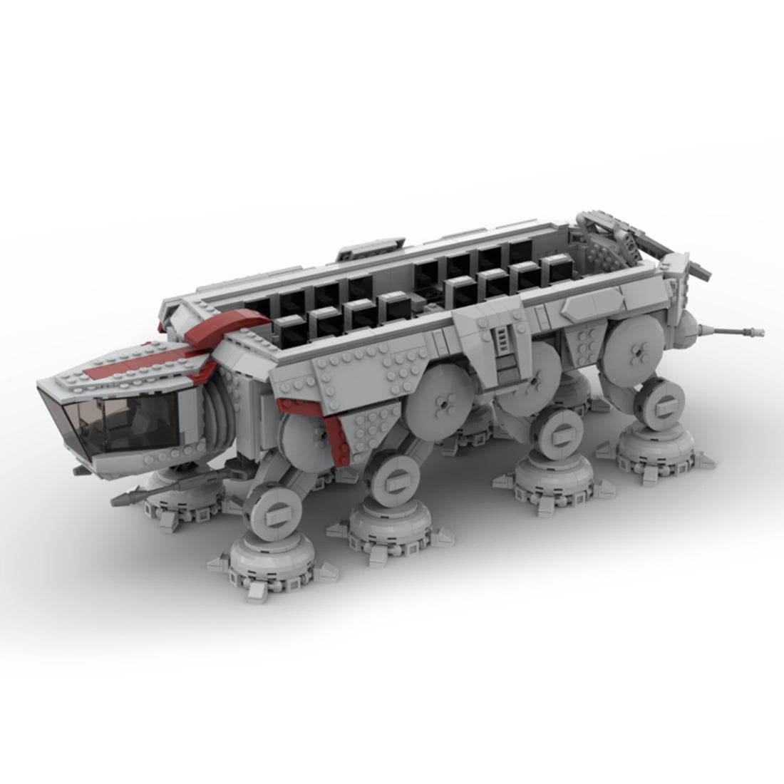 MOC - 140435 Sci - Fi - Achtbein - Walker - Panzerfahrzeug Klemmbausteine - LesDiy - Klemmbausteine