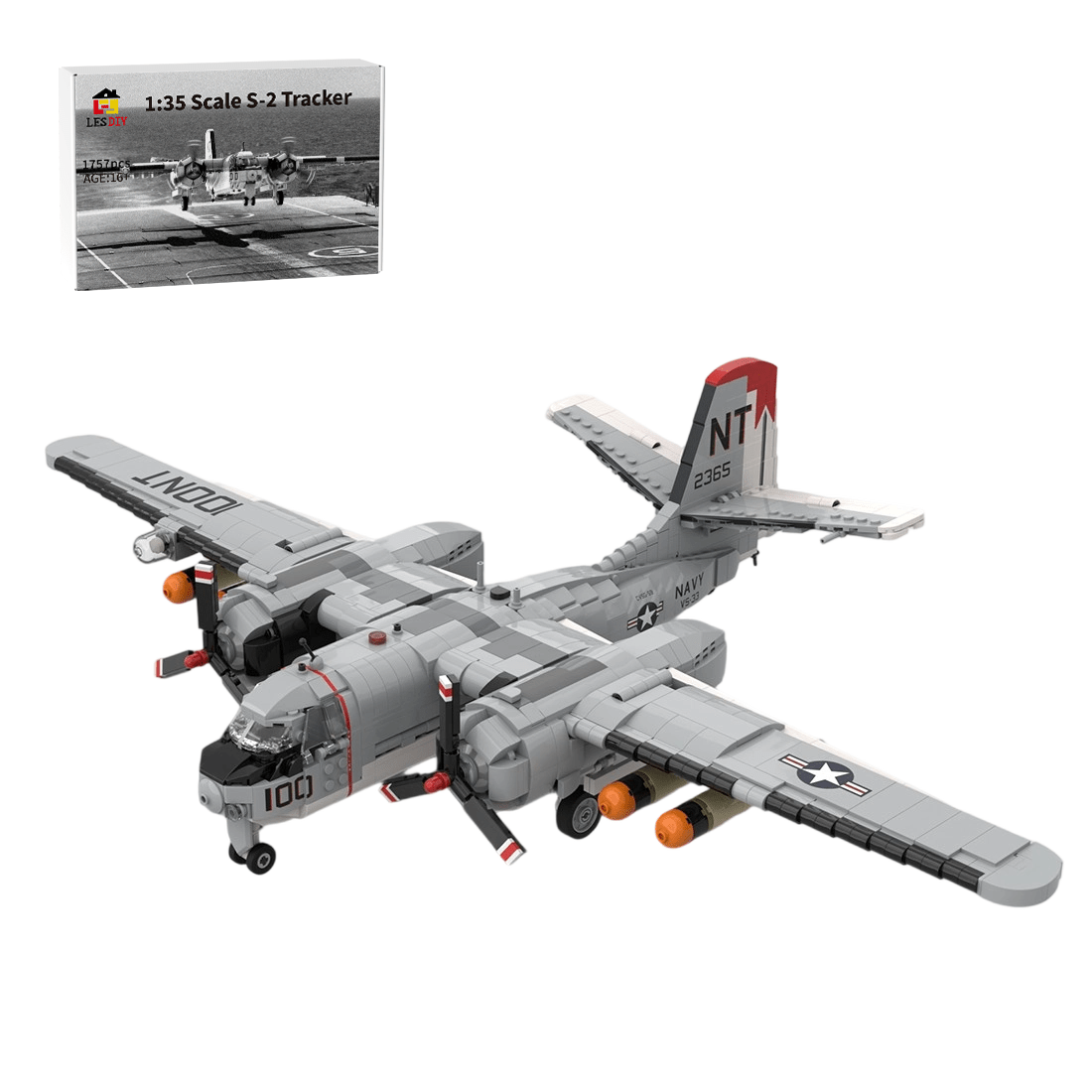 MOC - 143540 1:35 Scale S - 2 Tracker Klemmbausteine - LesDiy - Klemmbausteine