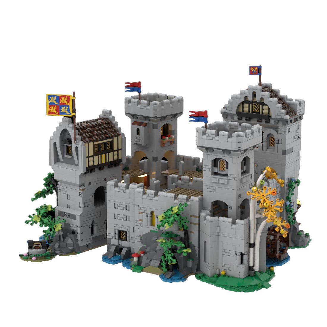 MOC - 144534 Knight's Castle Klemmbausteine - LesDiy - Klemmbausteine