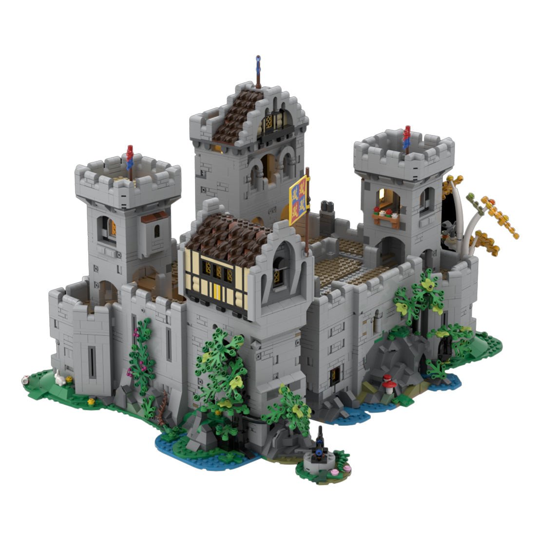 MOC - 144534 Knight's Castle Klemmbausteine - LesDiy - Klemmbausteine