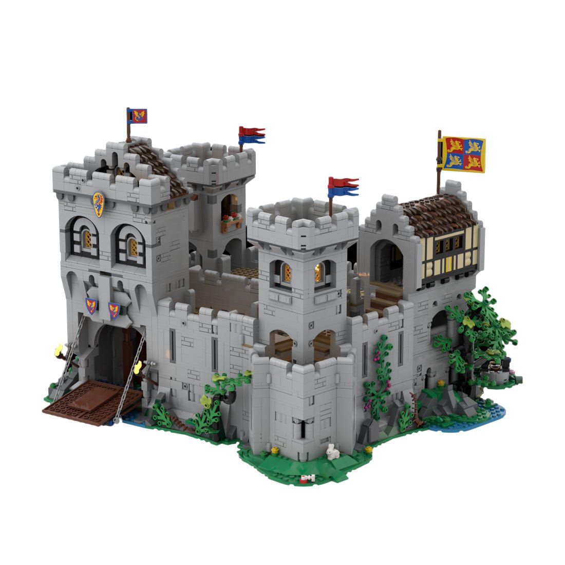MOC - 144534 Knight's Castle Klemmbausteine - LesDiy - Klemmbausteine