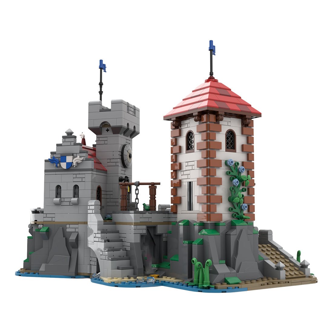 MOC - 150482 Edgewater Keep Klemmbausteine - LesDiy - Klemmbausteine
