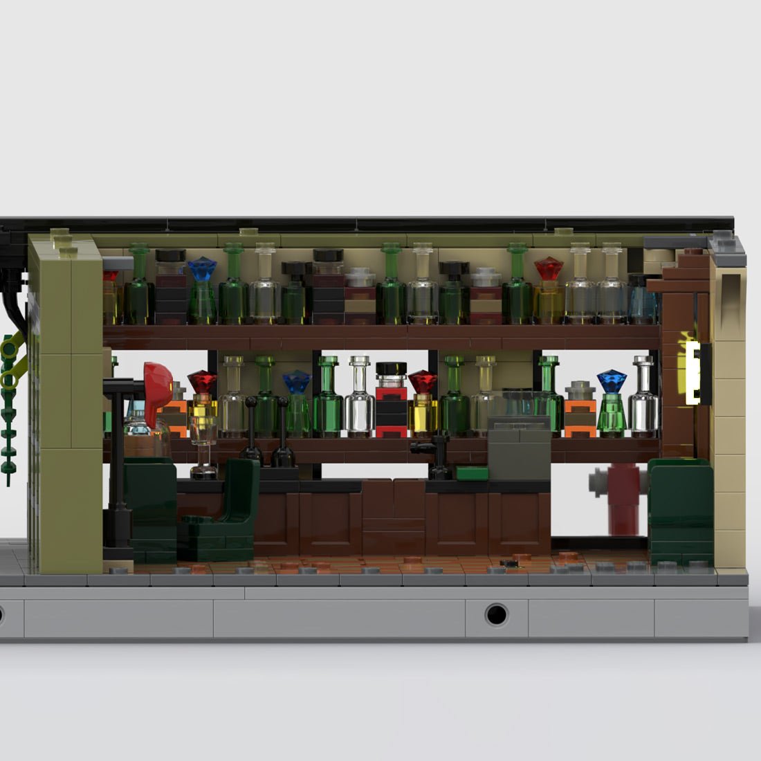 MOC - 151021 New Orleans Cocktail Bar Klemmbausteine - LesDiy - Klemmbausteine