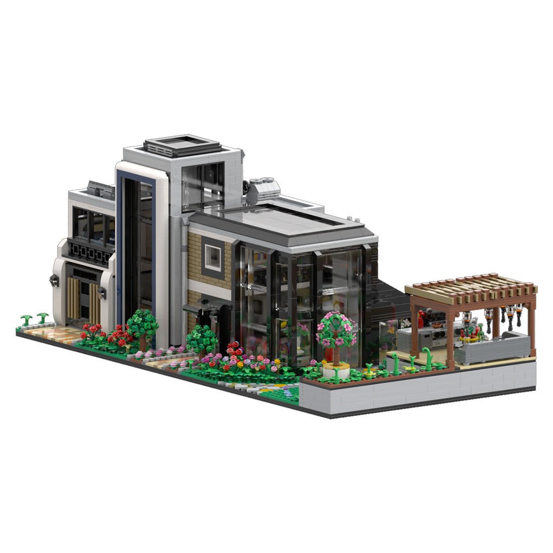 MOC - 151755 The Glass House - LesDiy - Klemmbausteine