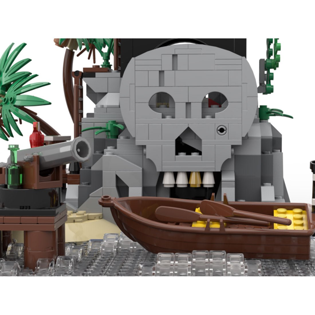 MOC - 152556 Skull Island Remake Klemmbausteine - LesDiy - Klemmbausteine