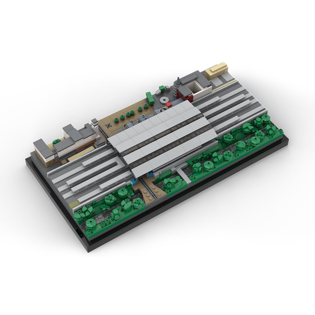 MOC - 152705 Erfurt Central Station Klemmbausteine - LesDiy - Klemmbausteine