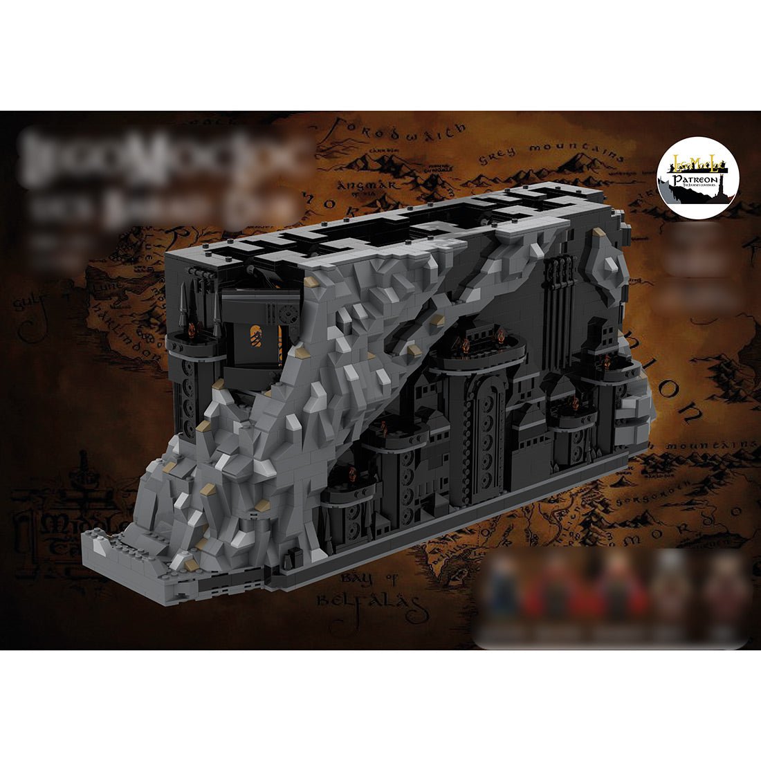 MOC - 155017 UCS Barad - Dur part 3/6 Klemmbausteine - LesDiy - Klemmbausteine